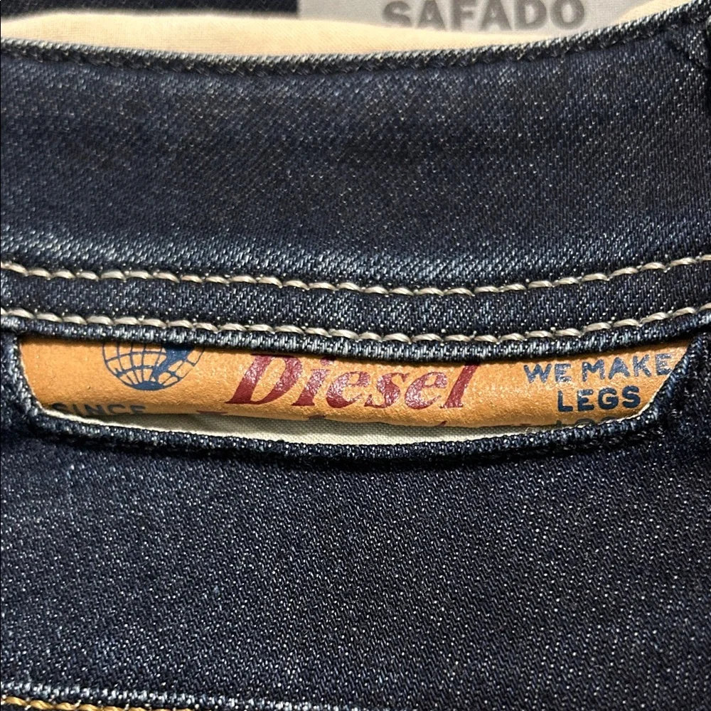 Diesel Dark Blue Slim Jeans - Picture 3 of 6